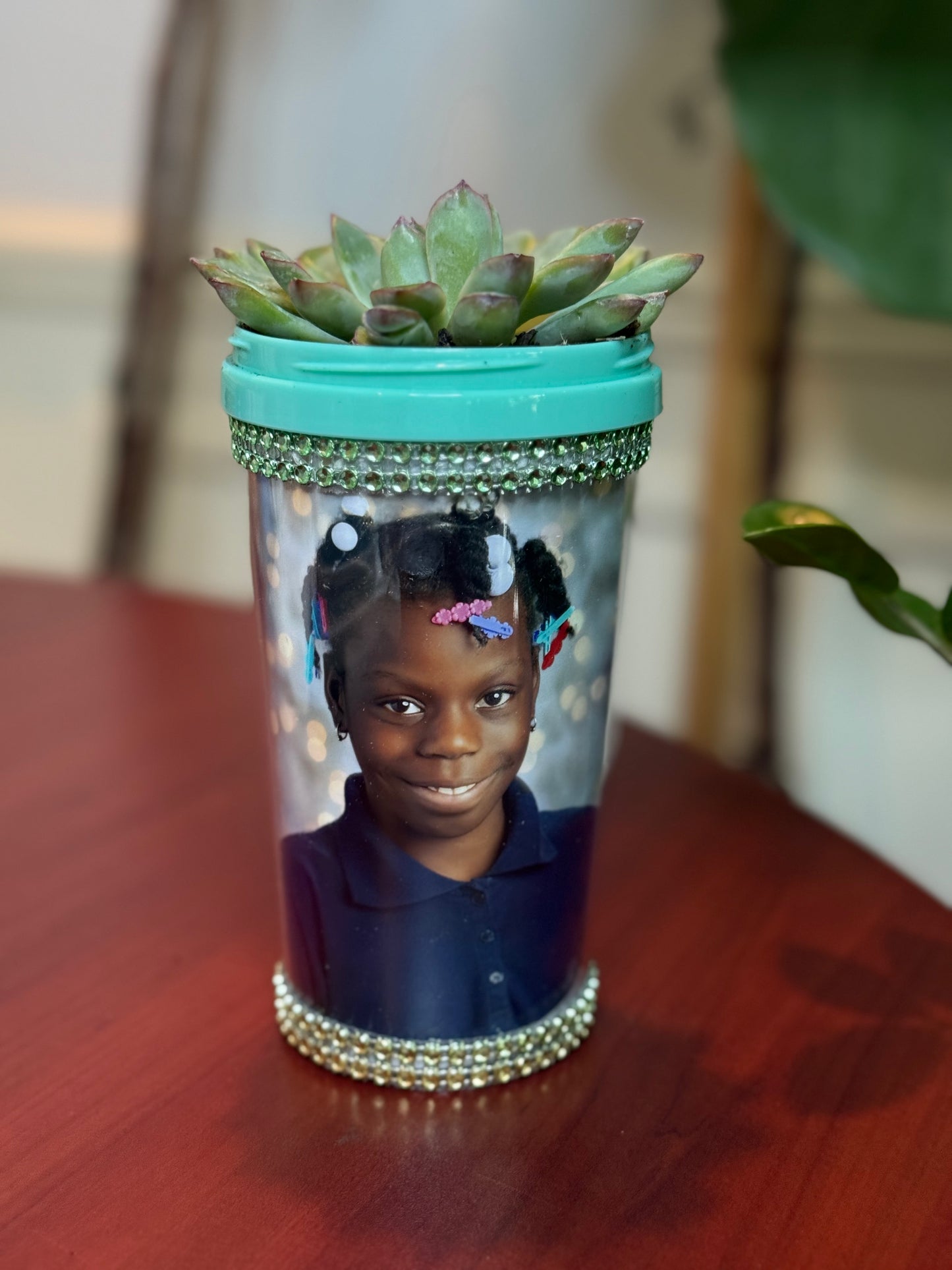Custom 4x6 Photo Vase Mug